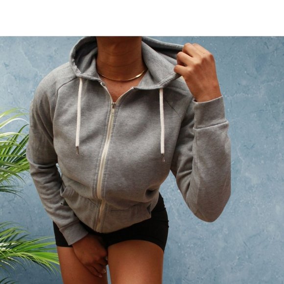 Cedar Wood State Basic Lightweight Zip-Up Hoodie - Picture 3 of 3